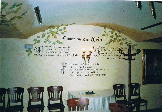 Wandmalerei in Gaststätten