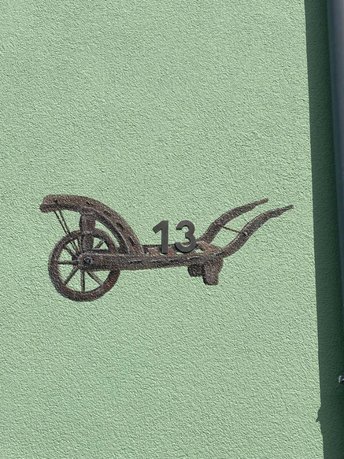 Hausnummer Wandmalereien